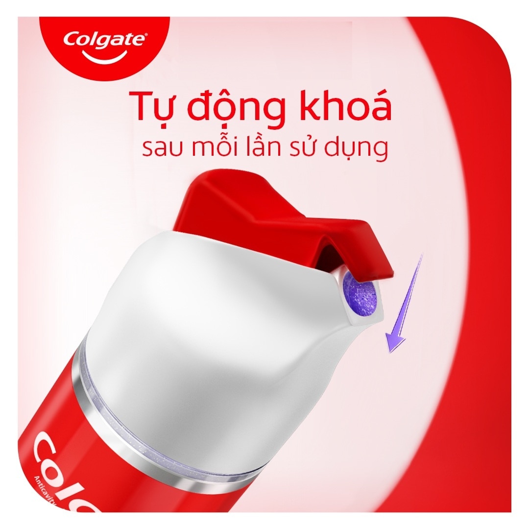 Kem Đánh Răng Colgate Optic White Radiant Glow Vòi Nhấn Thông Minh 130g image