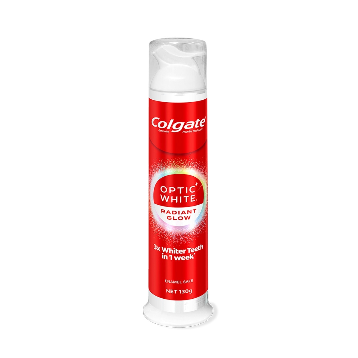 Kem Đánh Răng Colgate Optic White Radiant Glow Vòi Nhấn Thông Minh 130g image