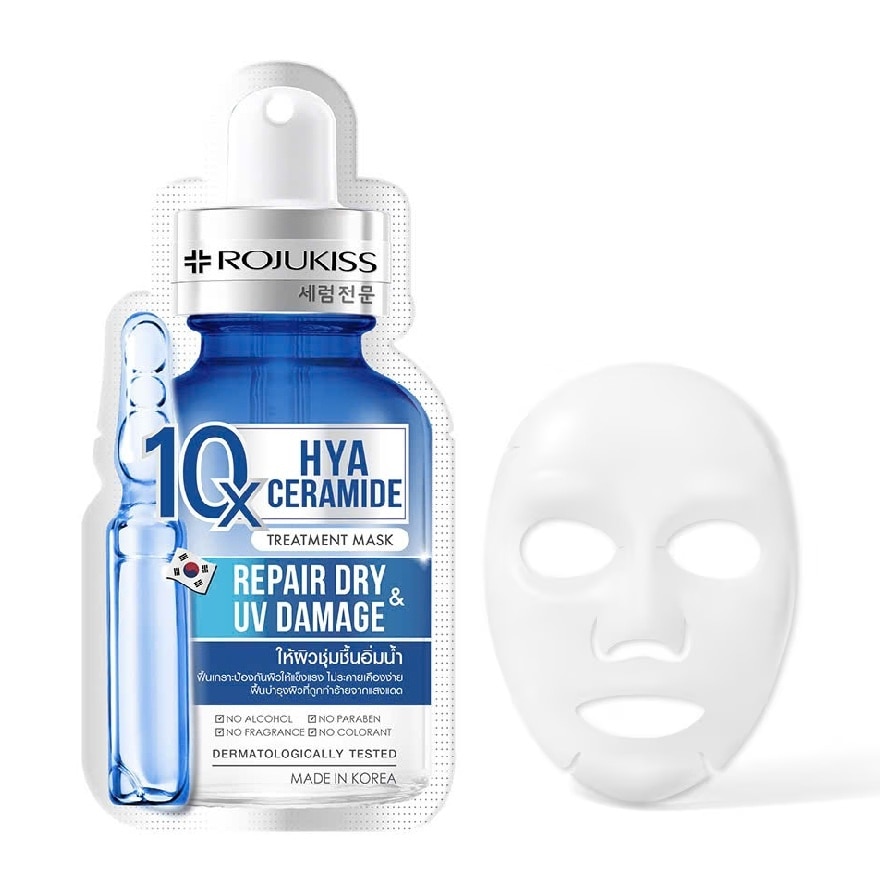 Mặt Nạ Cấp Ẩm Và Phục Hồi Da Rojukiss Hya Ceramide 10X Treatment Mask 24ml