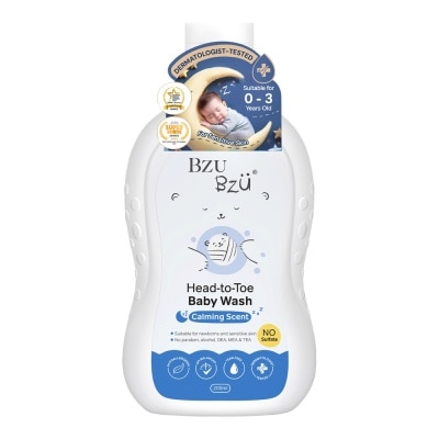 BZU BZU - Sữa Tắm Gội Trẻ Em Bzu Bzu Head-To-Toe Baby Wash Calming Scent 200ml image