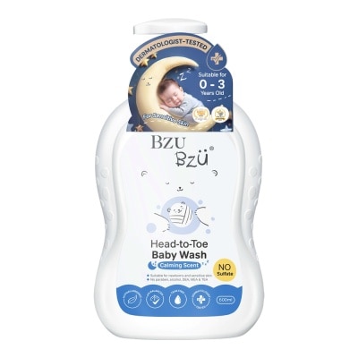 BZU BZU - Sữa Tắm Gội Trẻ Em Bzu Bzu Head-To-Toe Baby Wash Calming Scent 600ml image