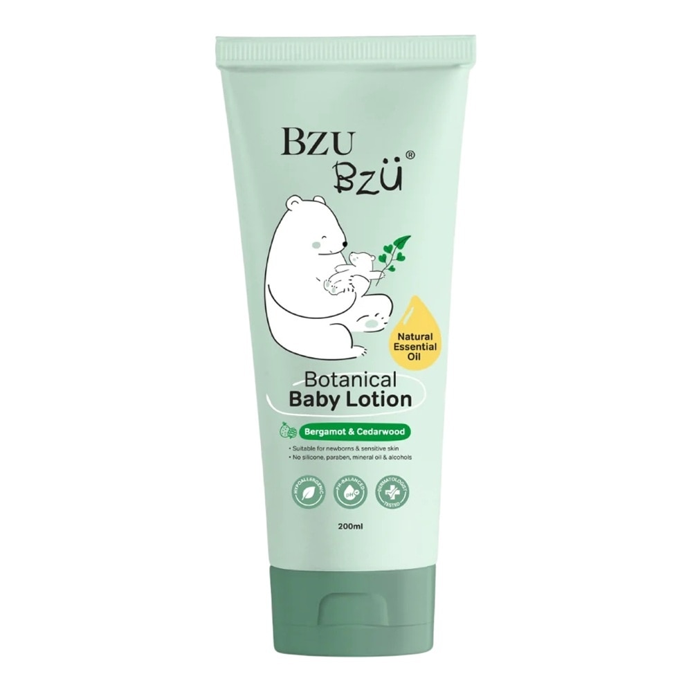 Sữa Dưỡng Thể Trẻ Em Bzu Bzu Botanical Baby Lotion Bergamot & Cedarwood 200ml image