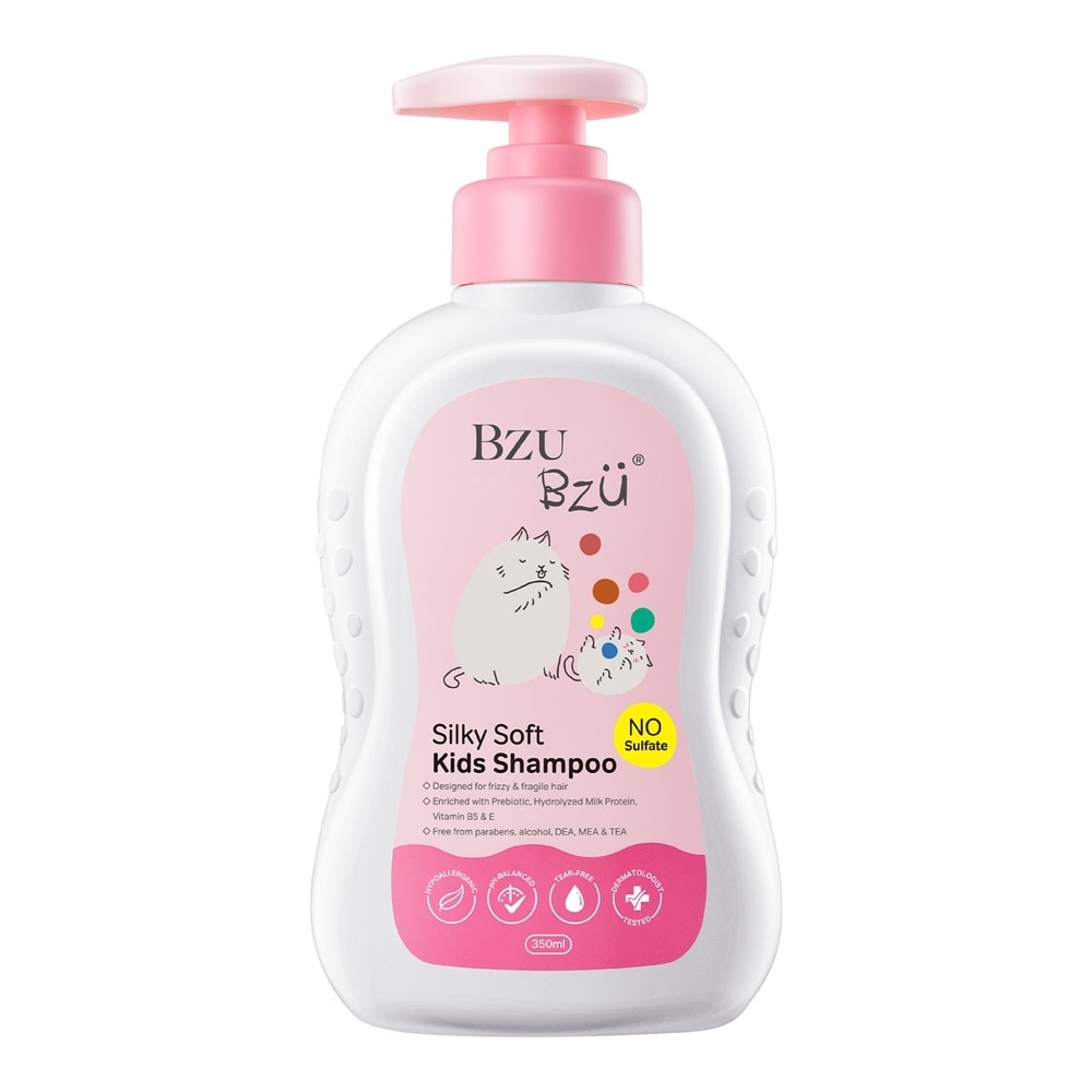 Dầu Gội Trẻ Em Bzu Bzu Silky Soft Kids Shampoo Mềm Mượt 350ml image