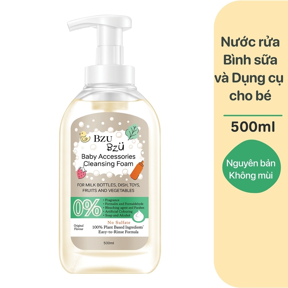 Bzu Bzu Baby Accessories Cleansing Foam 500ml image