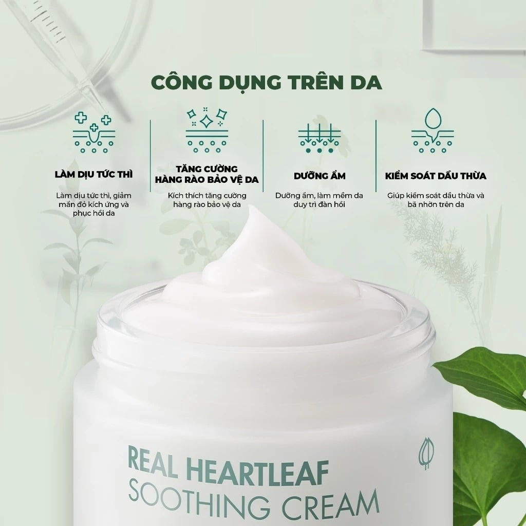 Kem Dưỡng Neogen Dermalogy Real Heartleaf Soothing Cream 80g image