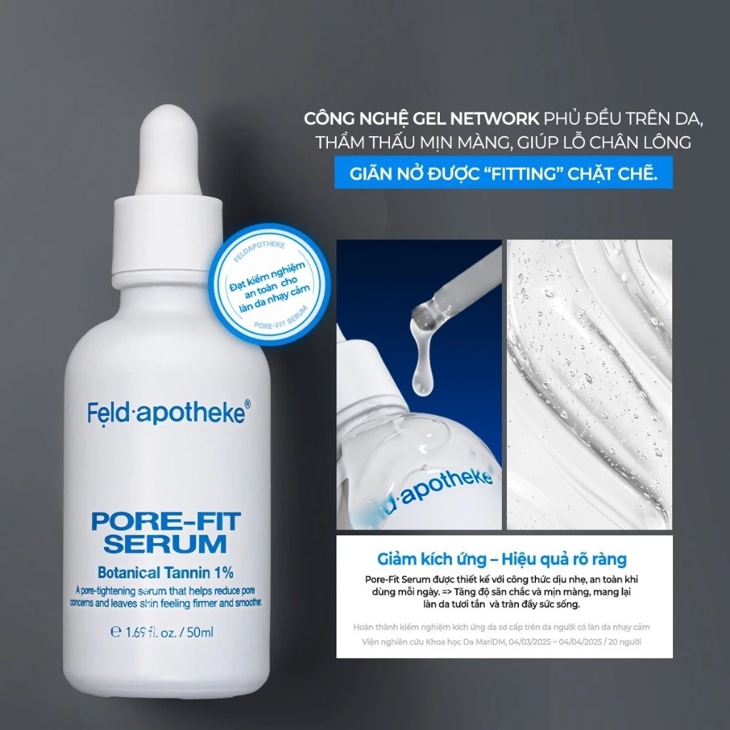 Tinh Chất Cấp Ẩm, Thu Nhỏ Lỗ Chân Lông Feldapotheke Pore Fit Serum 50ml image