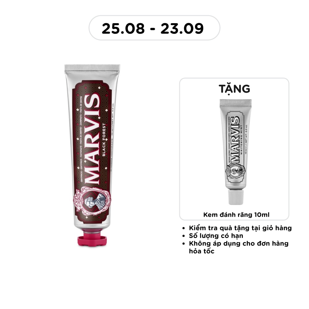 Kem Đánh Răng Marvis Black Forest 75ml image