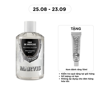 MARVIS - Nước Súc Miệng Marvis Mouthwash Whitening Mint 400ml image