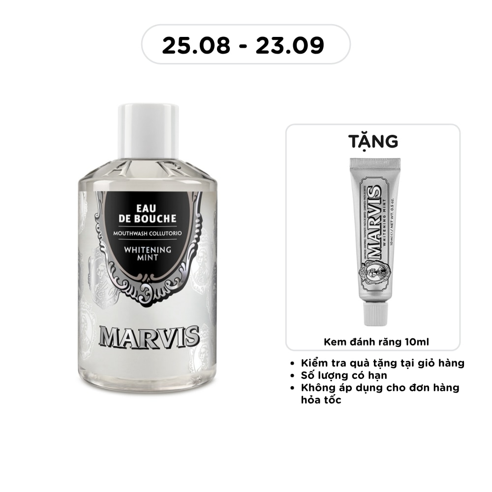 Nước Súc Miệng Marvis Mouthwash Whitening Mint 400ml image