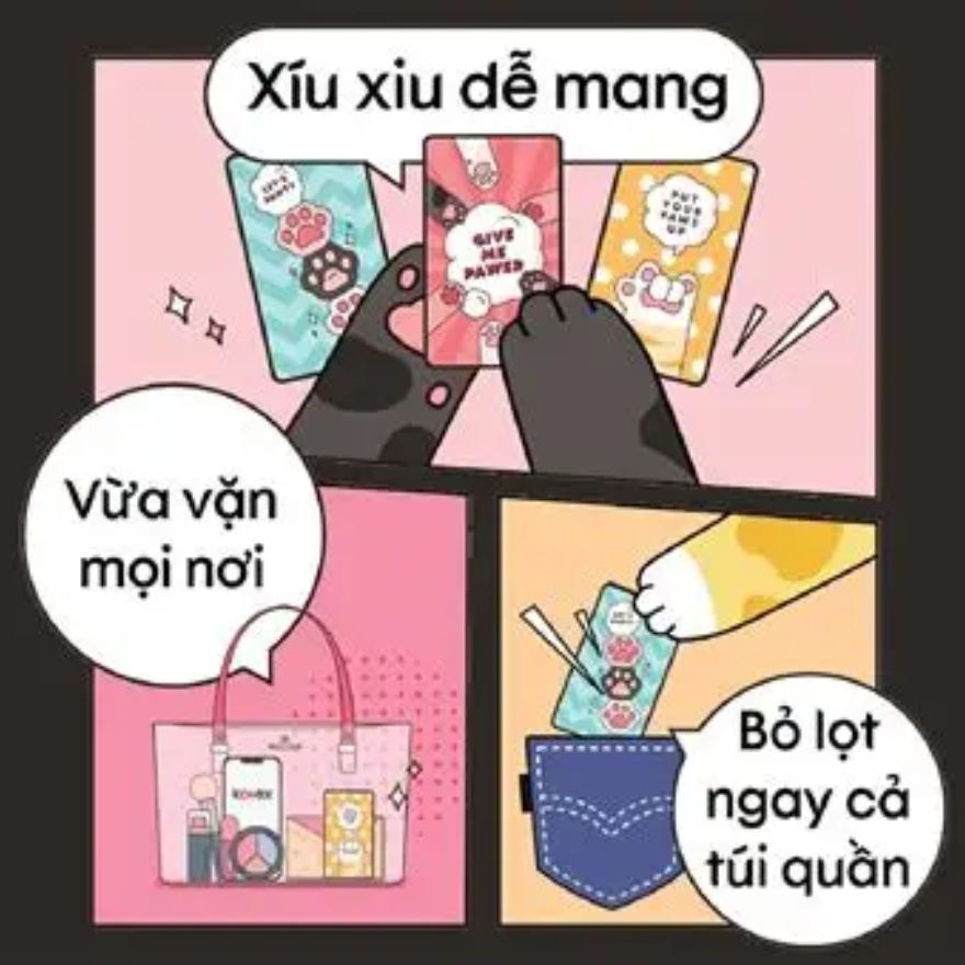 Băng Vệ Sinh Kotex Mini Meow Siêu Mềm Mỏng Có Cánh 24cm 8 Miếng image
