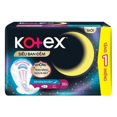 KOTEX - Kotex Nighttime Ultra Thin Cotton Surface 35cm 8+1pcs image