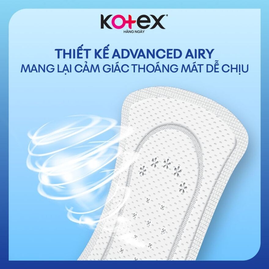Băng Vệ Sinh Hàng Ngày Kotex Kháng Khuẩn Tự Nhiên 40 Miếng