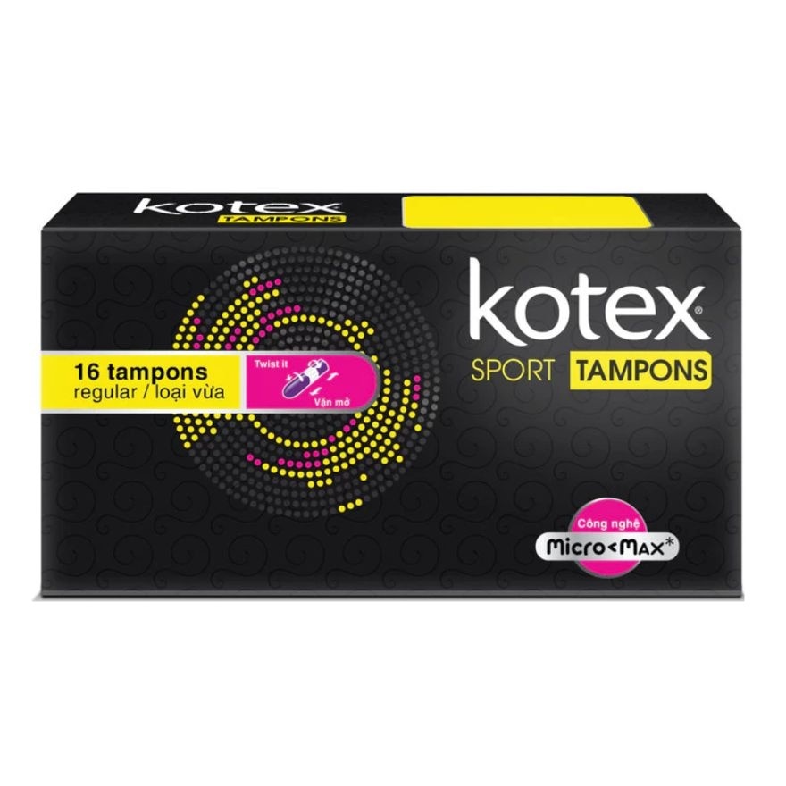 Băng Vệ Sinh Kotex Sport Tampon Loại Vừa 16pcs image