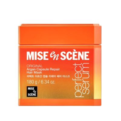 MISE EN SCÈNE - Kem Ủ Tóc mise en scène Perfect Serum Argan Capsule Repair Hair Mask 180g image