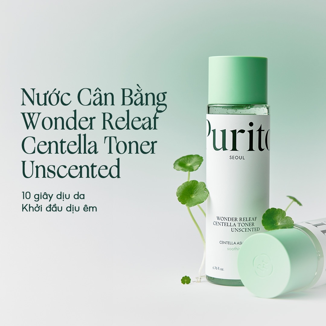 Toner Rau Má Không Mùi Purito Wonder Relief Centella Unscented 200ml image