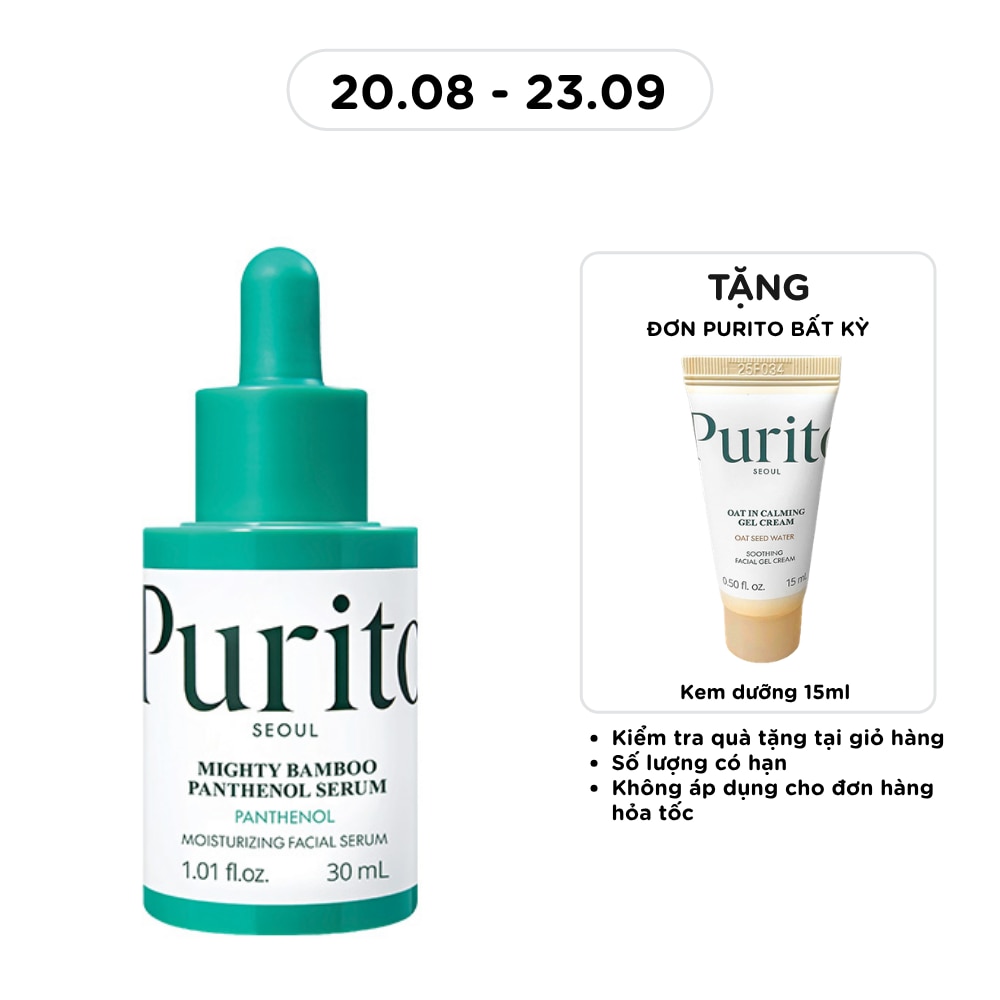 Tinh Chất Dưỡng Da Purito Mighty Bamboo Panthenol Serum 30ml image