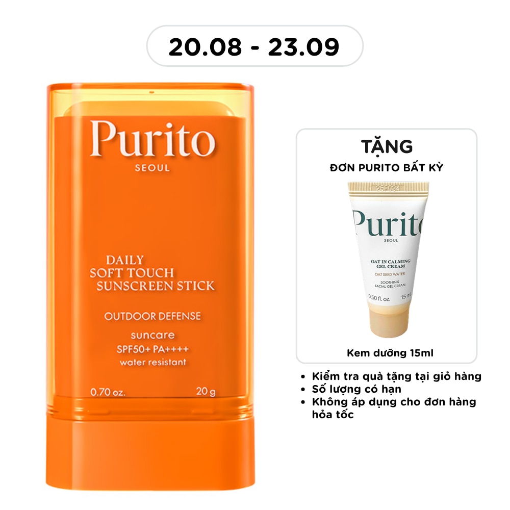 Sáp Chống Nắng Purito Daily Soft Touch Sun Stick SPF50+ PA++++ 20g image