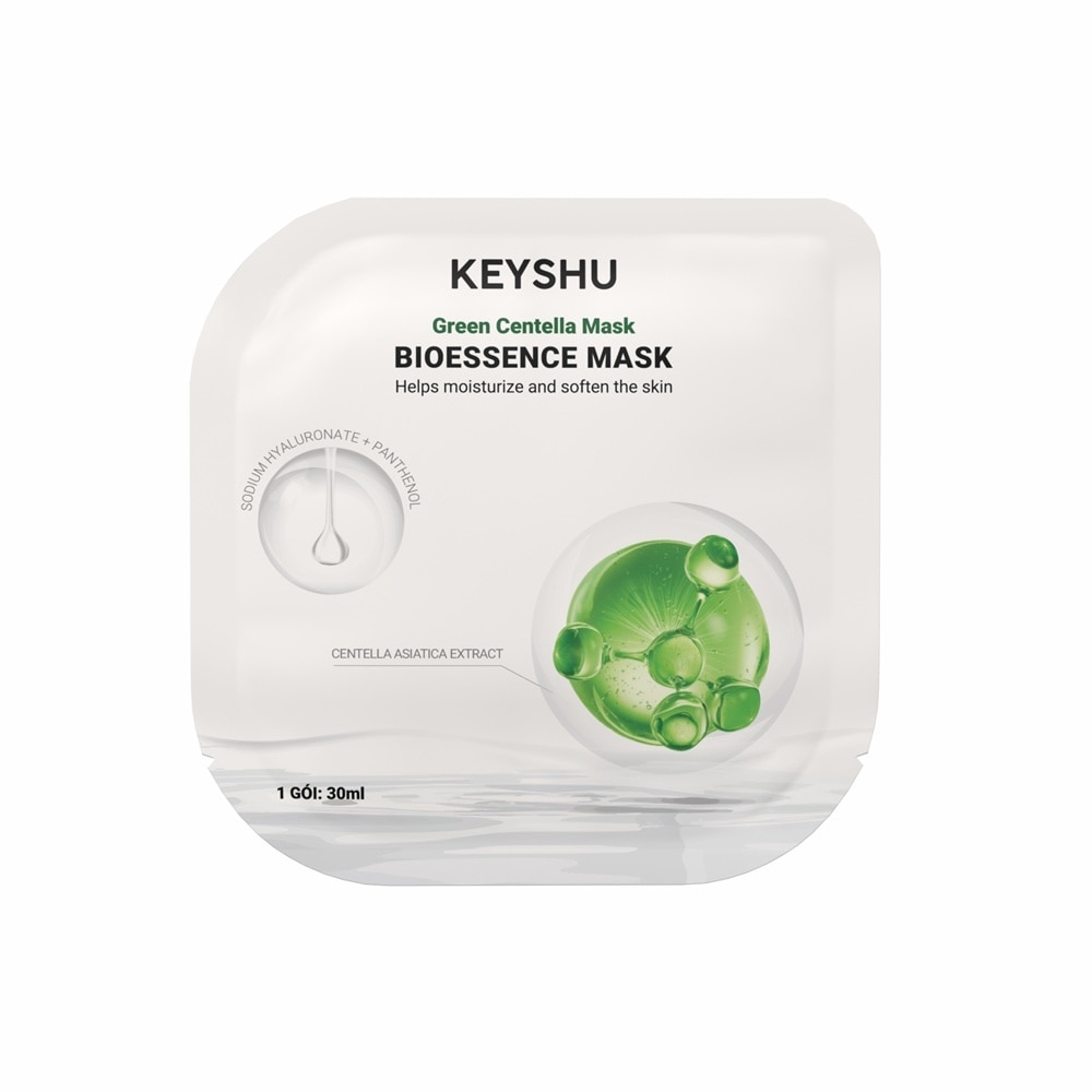 Mặt Nạ Keyshu Bioessence Mask Rau Má 30ml image