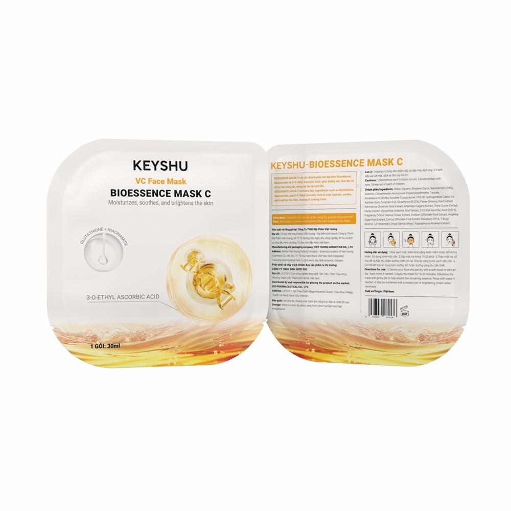 Mặt Nạ Keyshu Bioessence Mask C 30ml image
