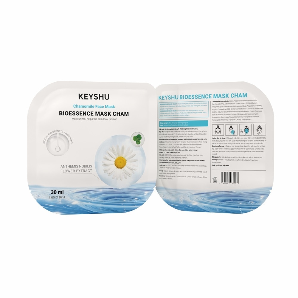 Mặt Nạ Keyshu Bioessence Mask Cham Hoa Cúc 30ml image