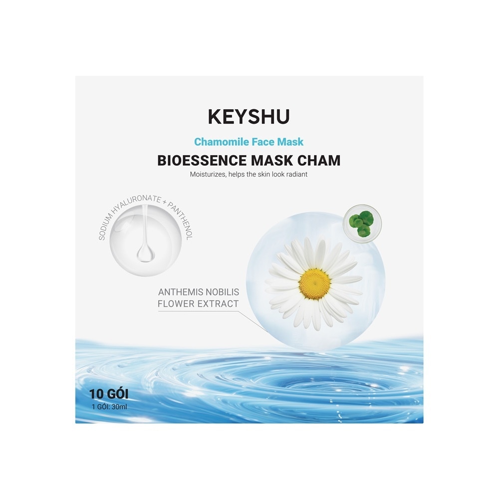 Mặt Nạ Keyshu Bioessence Mask Cham Hoa Cúc 30ml x 10pcs image