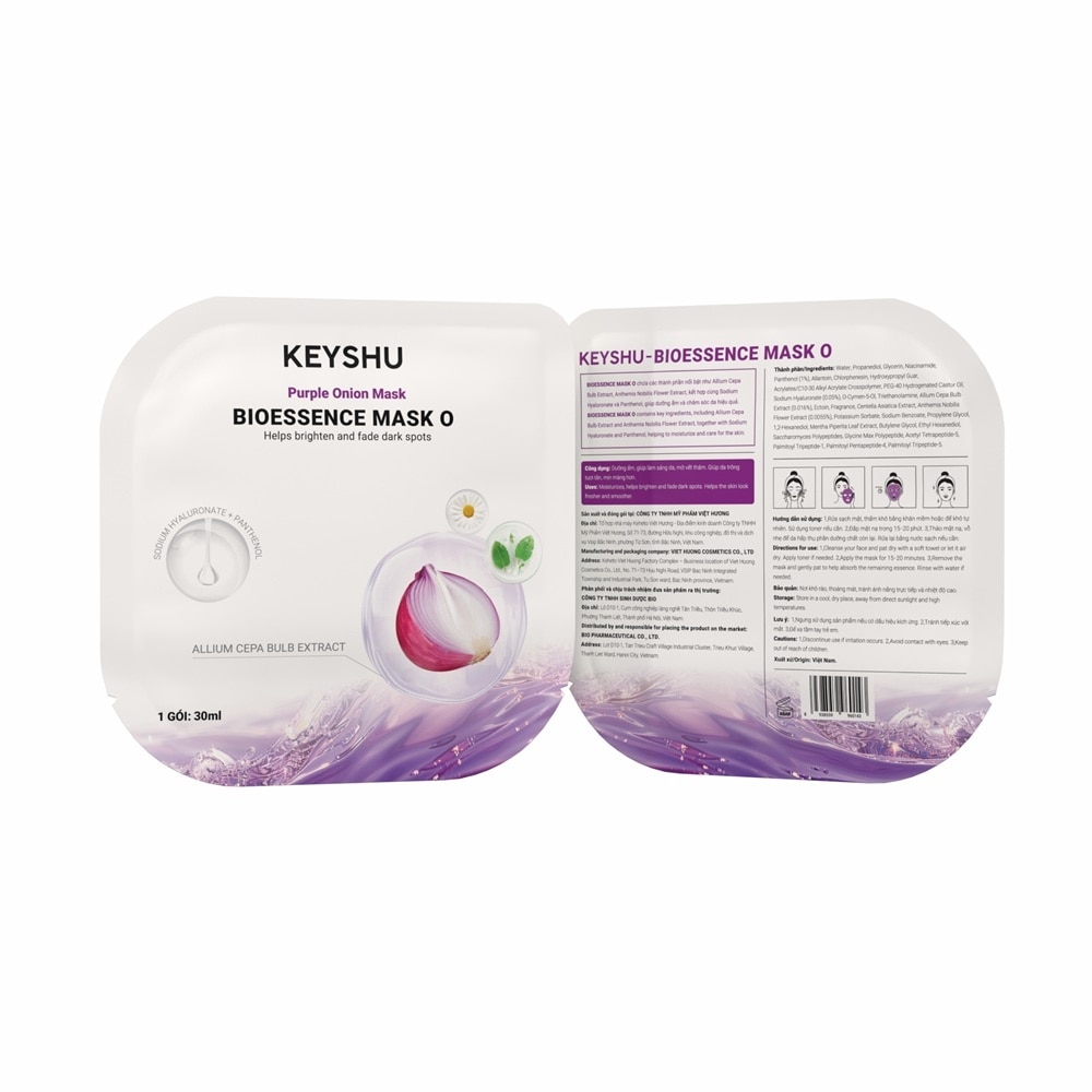 Mặt Nạ Keyshu Bioessence Mask O Hành Tím 30ml image