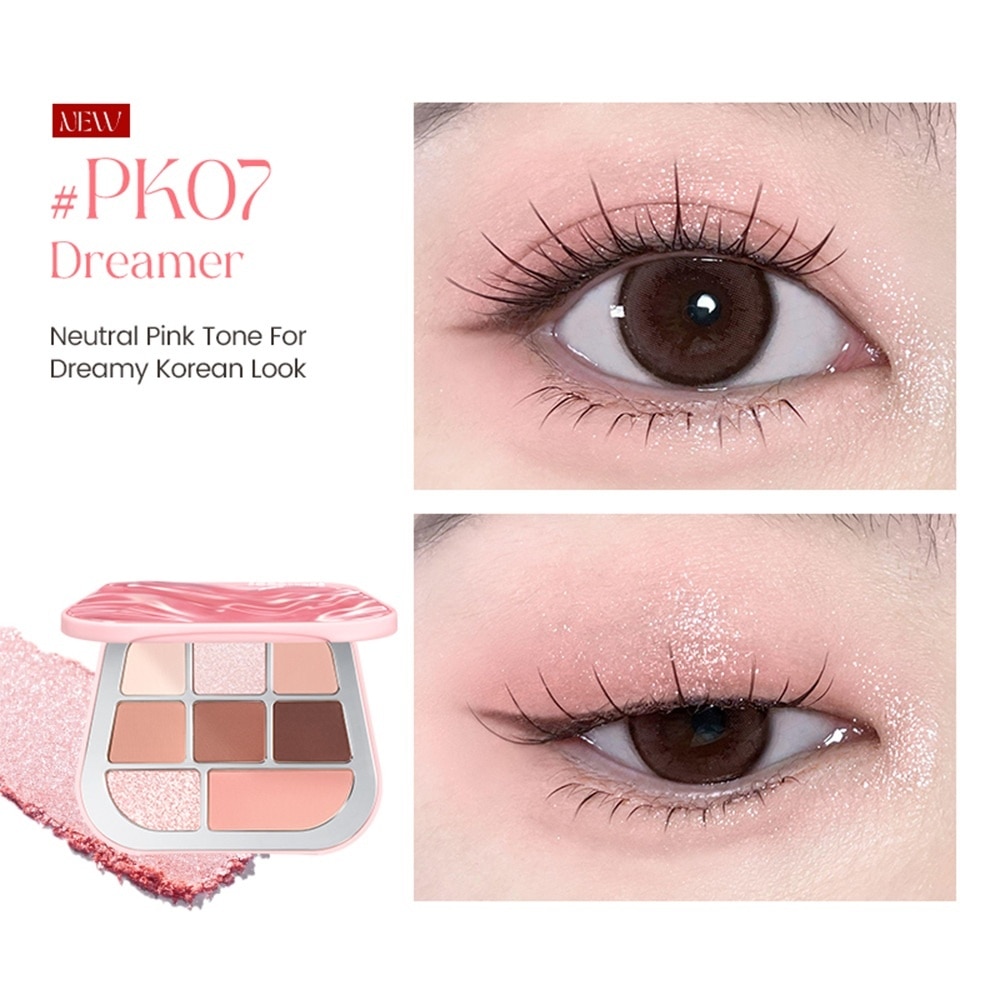 Phấn Mắt 8 Ô Focallure 8 Pan Pressed Powder Palette 9.6g .#PK07 image