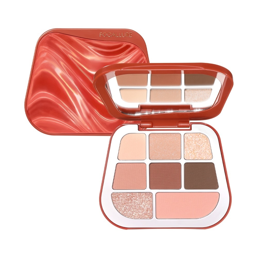 Phấn Mắt 8 Ô Focallure 8 Pan Pressed Powder Palette 9.6g .#BR05 image