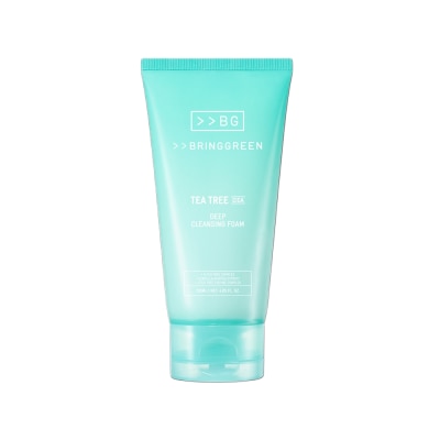 BRING GREEN - Sữa Rửa Mặt Bring Green Tea Tree Cica Deep Cleansing Foam 120ml image