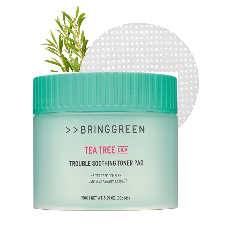 Bring Green Tea Tree Cica Trouble Soothing Toner Pad 150g/90pads image