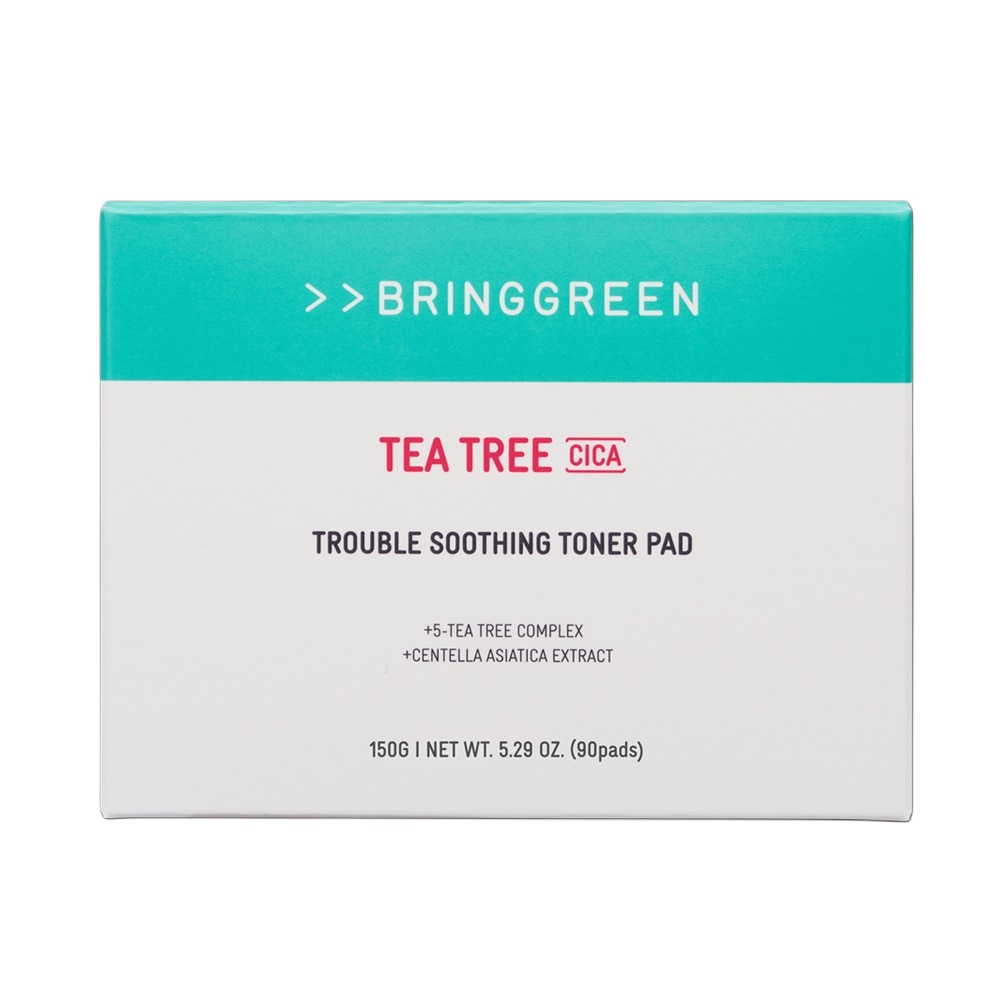 Bring Green Tea Tree Cica Trouble Soothing Toner Pad 150g/90pads image