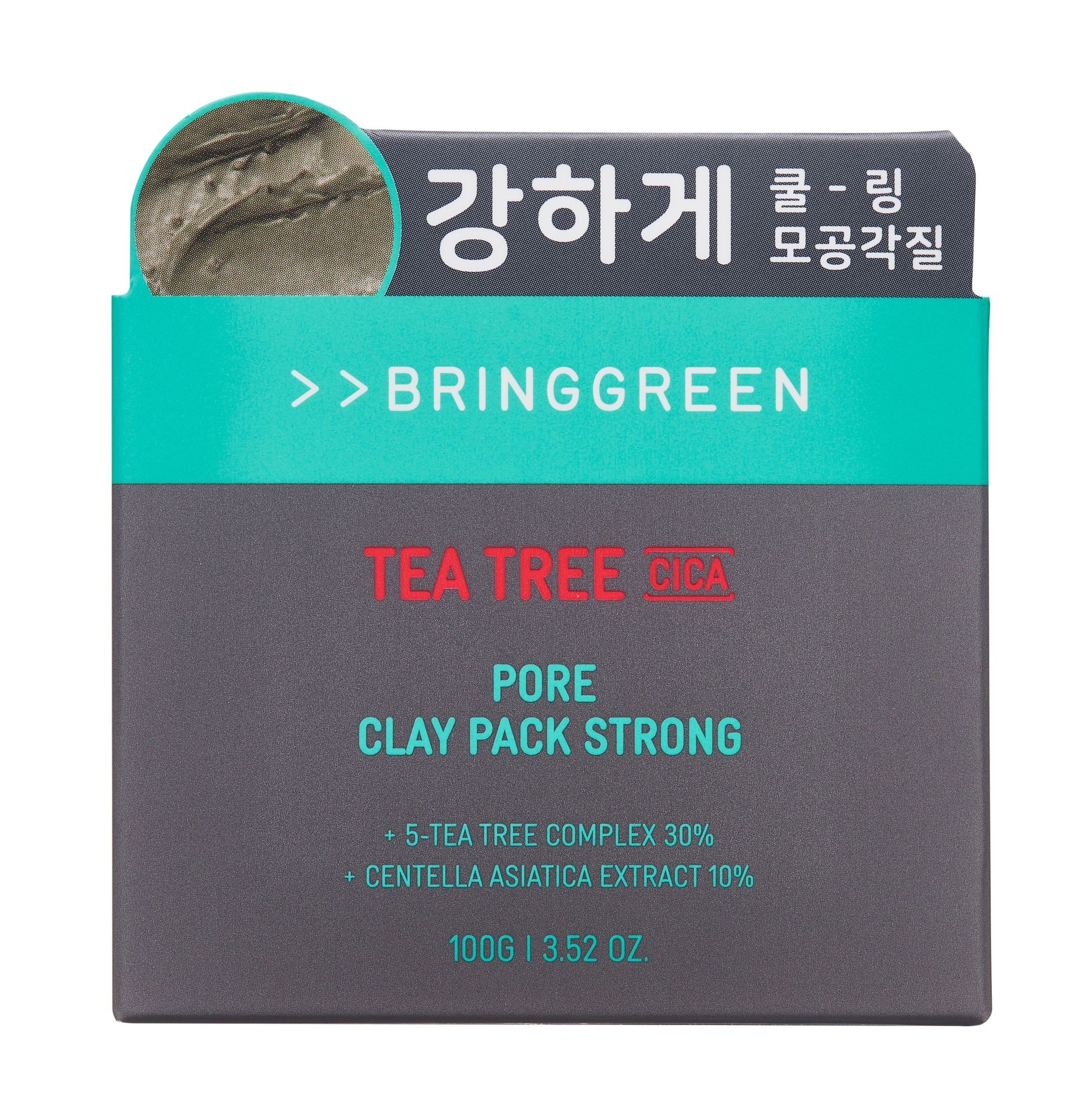 Bring Green Tea Tree Cica Pore Clay Pack Strong 100g image