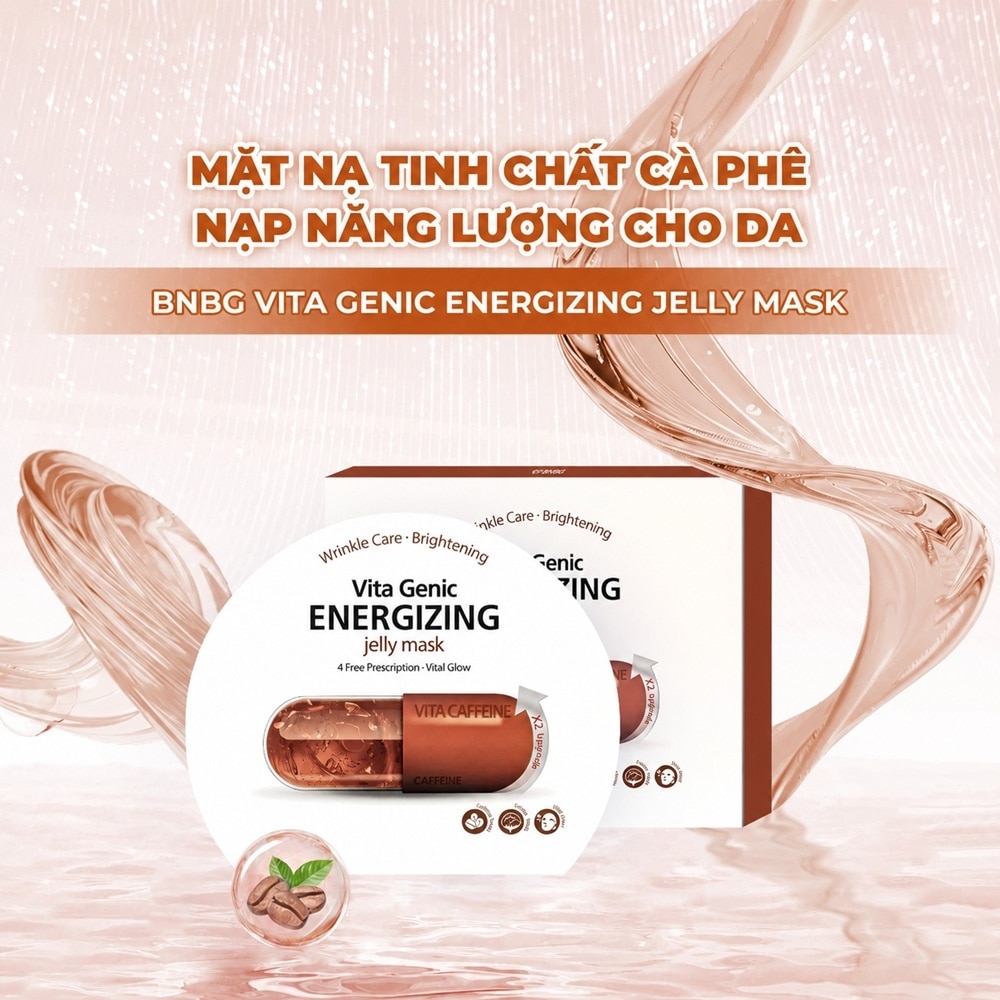 Hộp Mặt Nạ BNBG Vita Genic Energizing Jelly Mask 30ml x 10pcs image