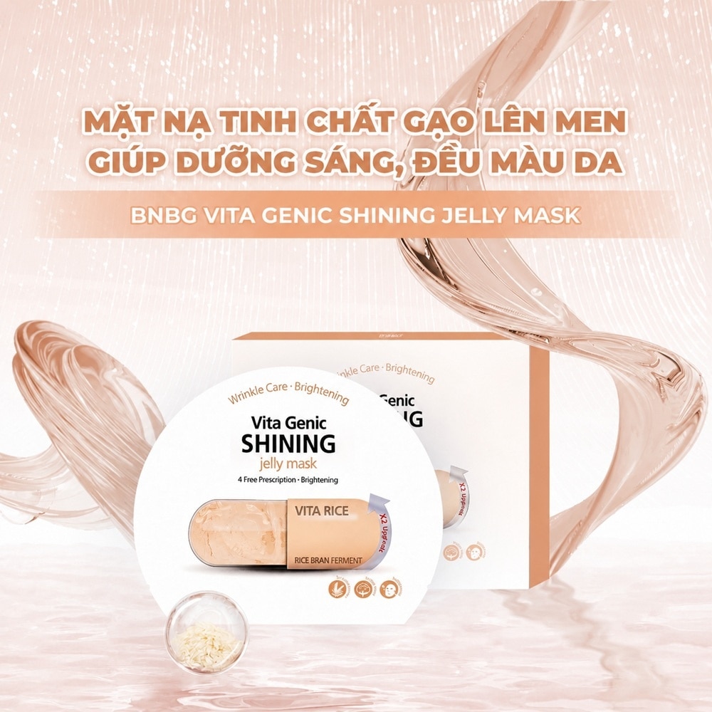 BNBG Vita Genic Shining Jelly Mask 30ml x 10pcs image