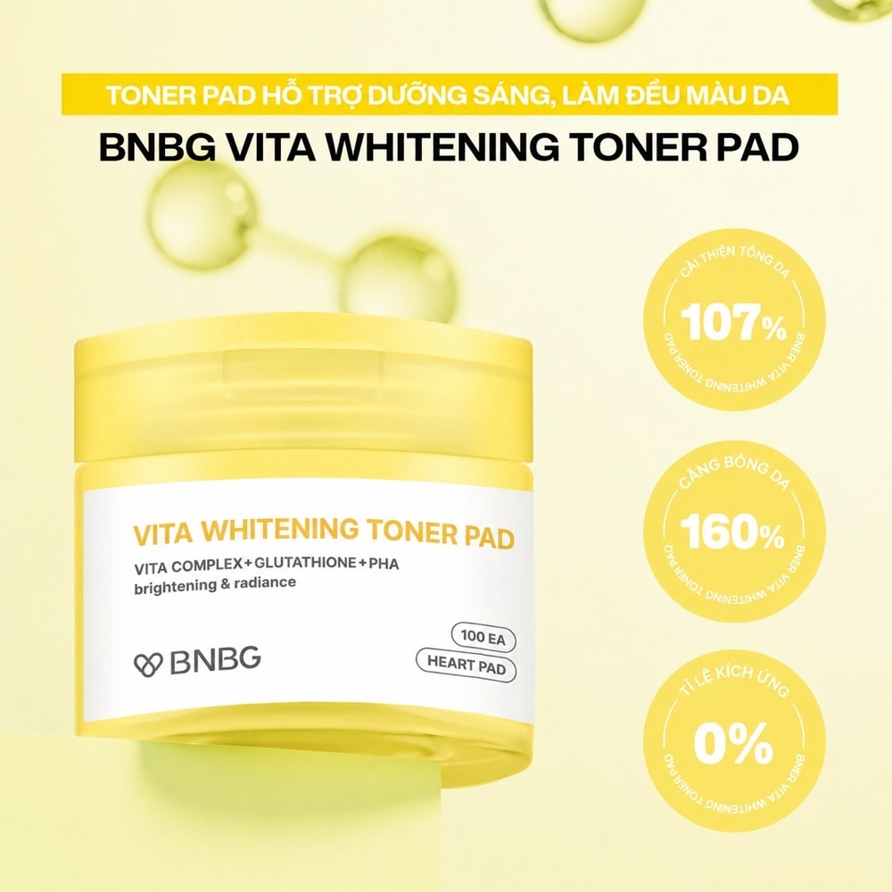 BNBG Vita Whitening Toner Pad 140ml/100pads image