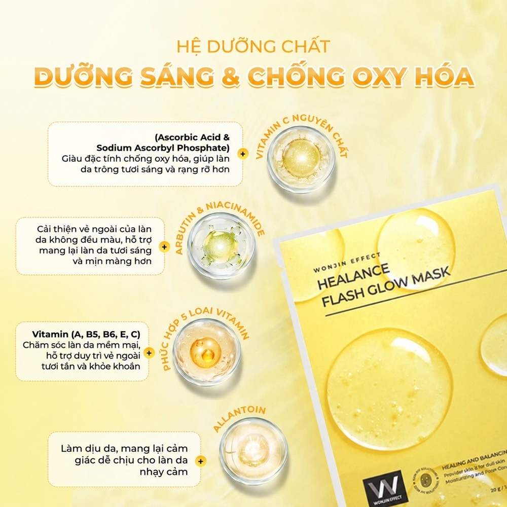 Wonjin Effect Healance Flash Glow Mask 30g image