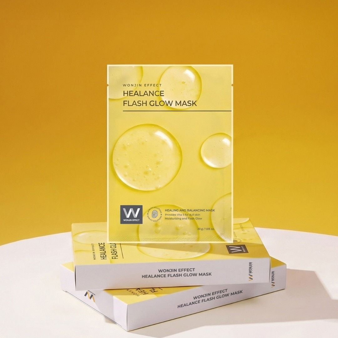 Wonjin Effect Healance Flash Glow Mask 30g x 5pcs image