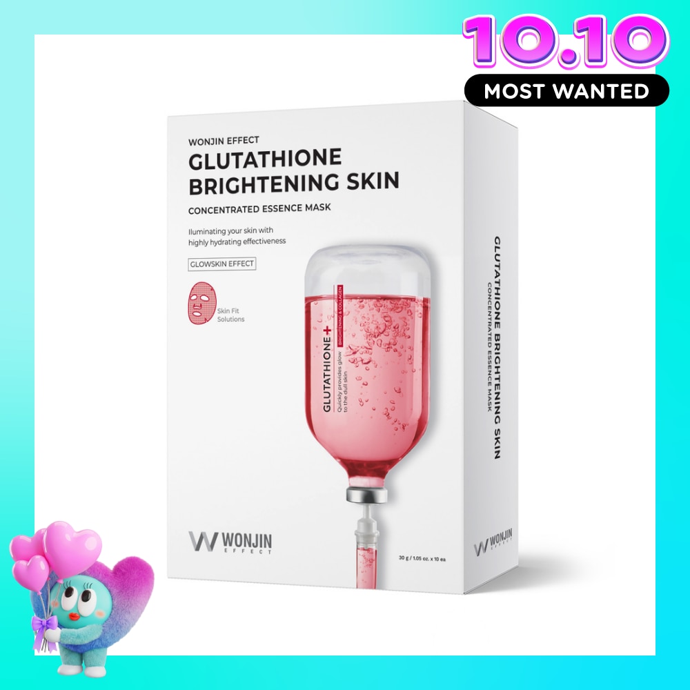 Hộp Mặt Nạ Wonjin Effect Glutathione Brightening Skin Mask 30g x 10pcs image