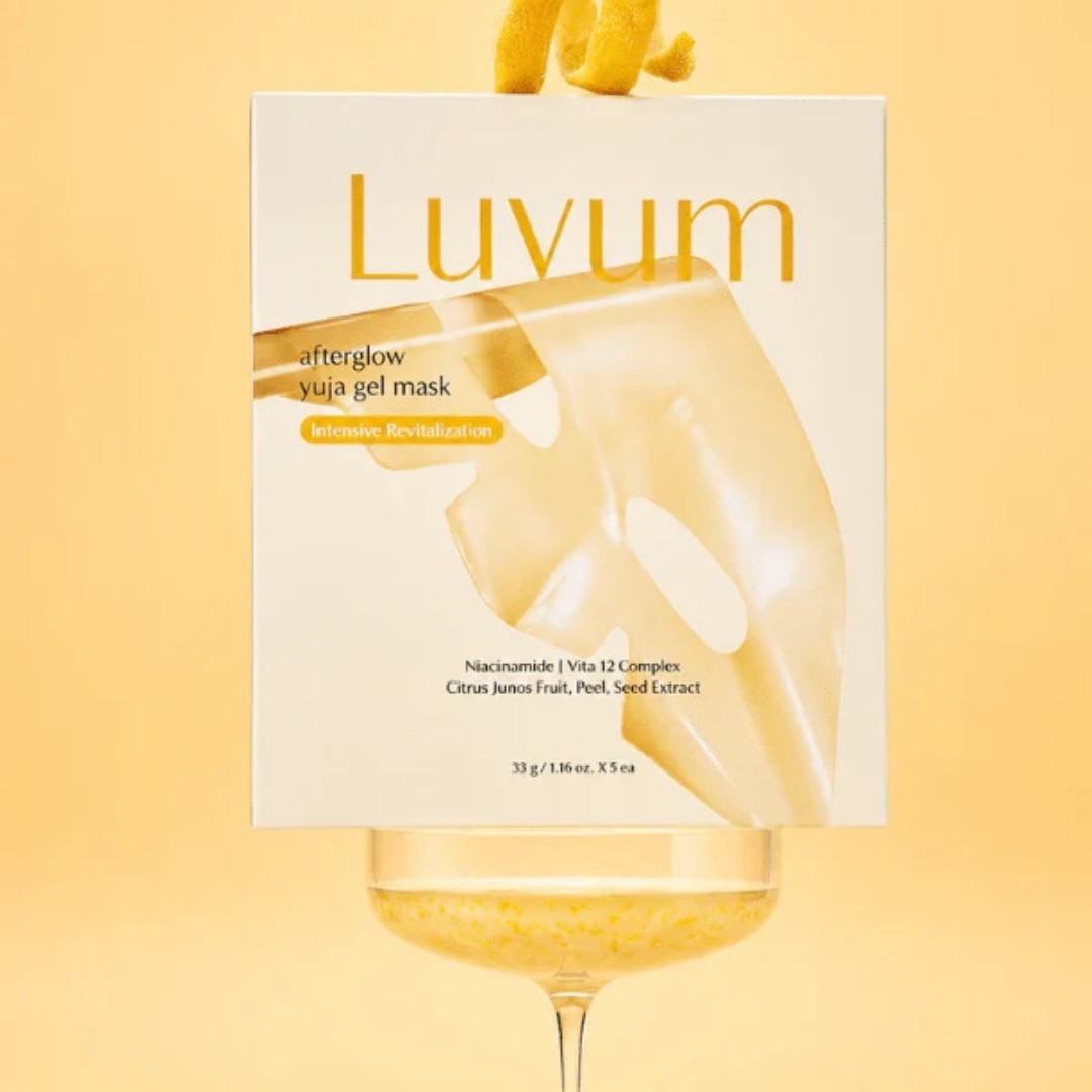 Hộp Mặt Nạ Luvum Afterglow Yuja Gel Mask 33g x 5pcs image