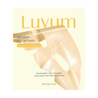 LUVUM - Hộp Mặt Nạ Luvum Afterglow Yuja Gel Mask 33g x 5pcs image