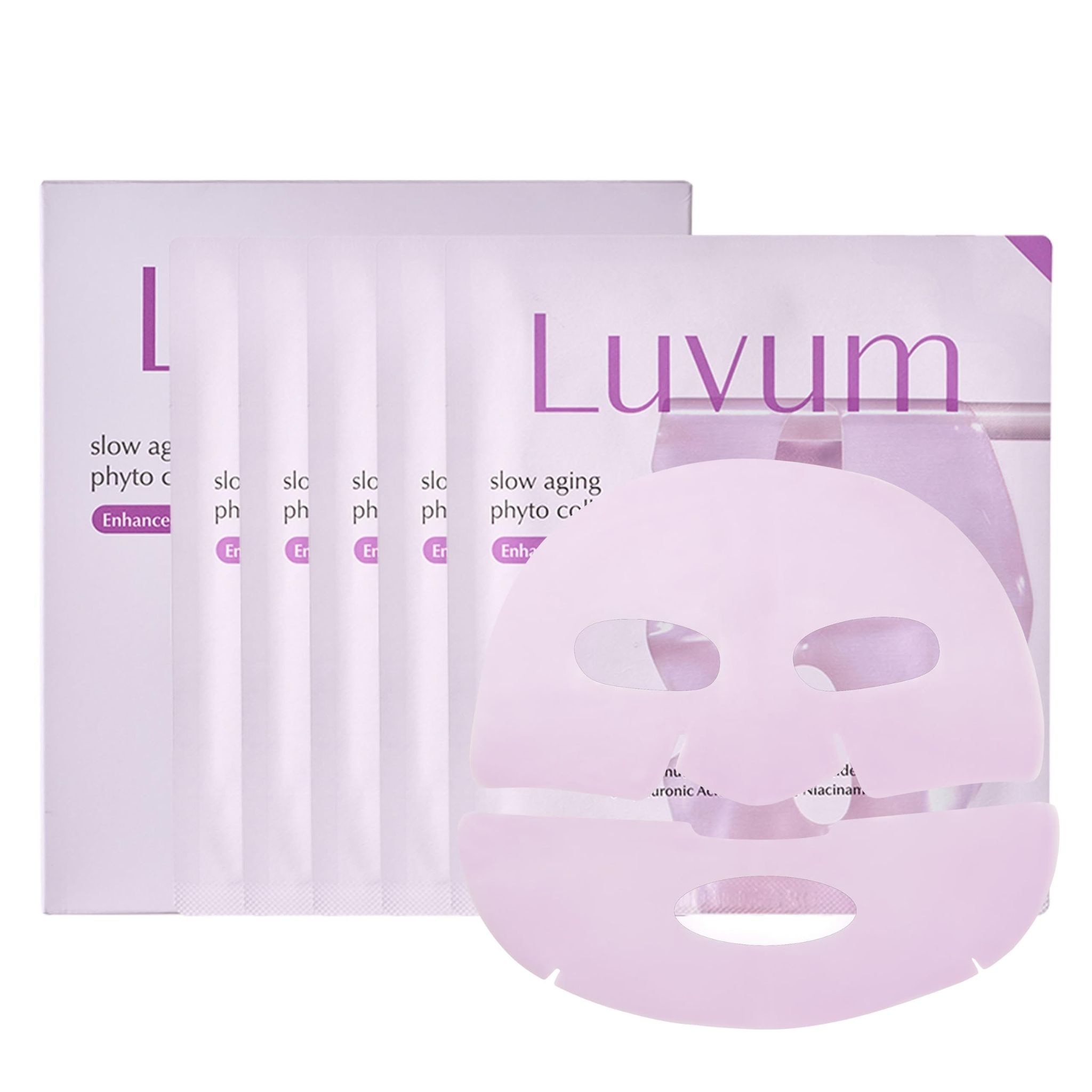 Hộp Mặt Nạ Luvum Slow Aging Phyto Collagen Gel Mask 38g x 5pcs image