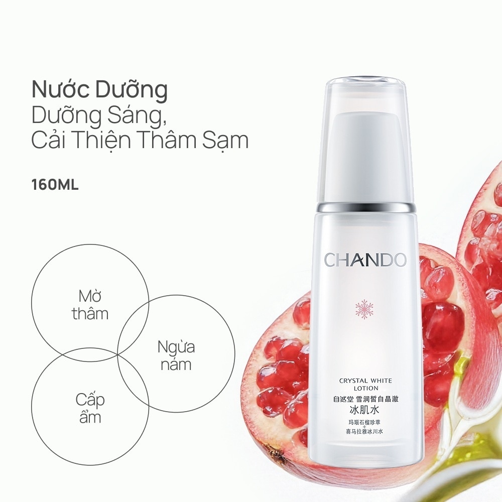 Dung Dịch Dưỡng Trắng Da Chando Himalaya Crystal White Lotion 160ml image