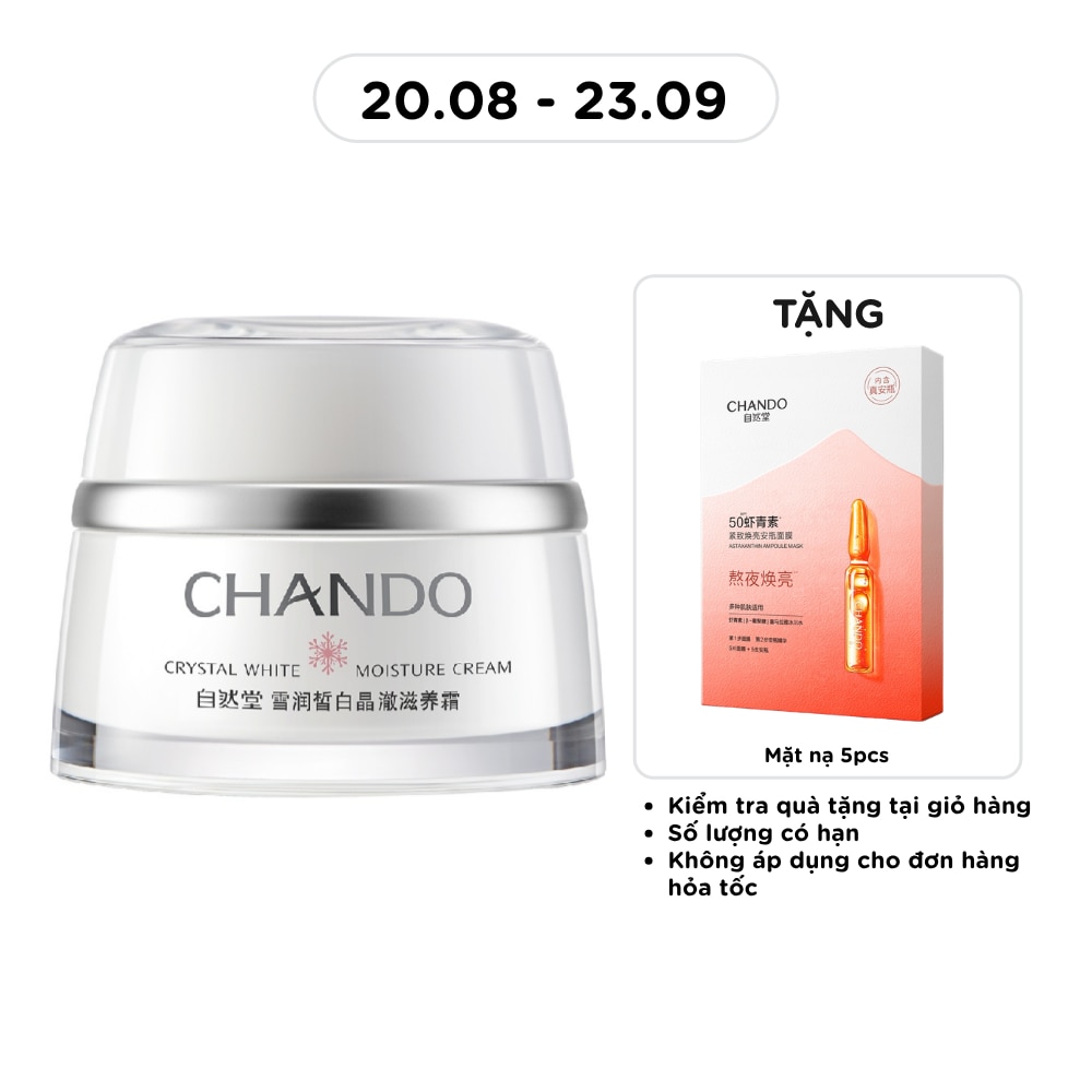 Kem Dưỡng Ẩm Chando Himalaya Crystal White Moisture Cream 50g image