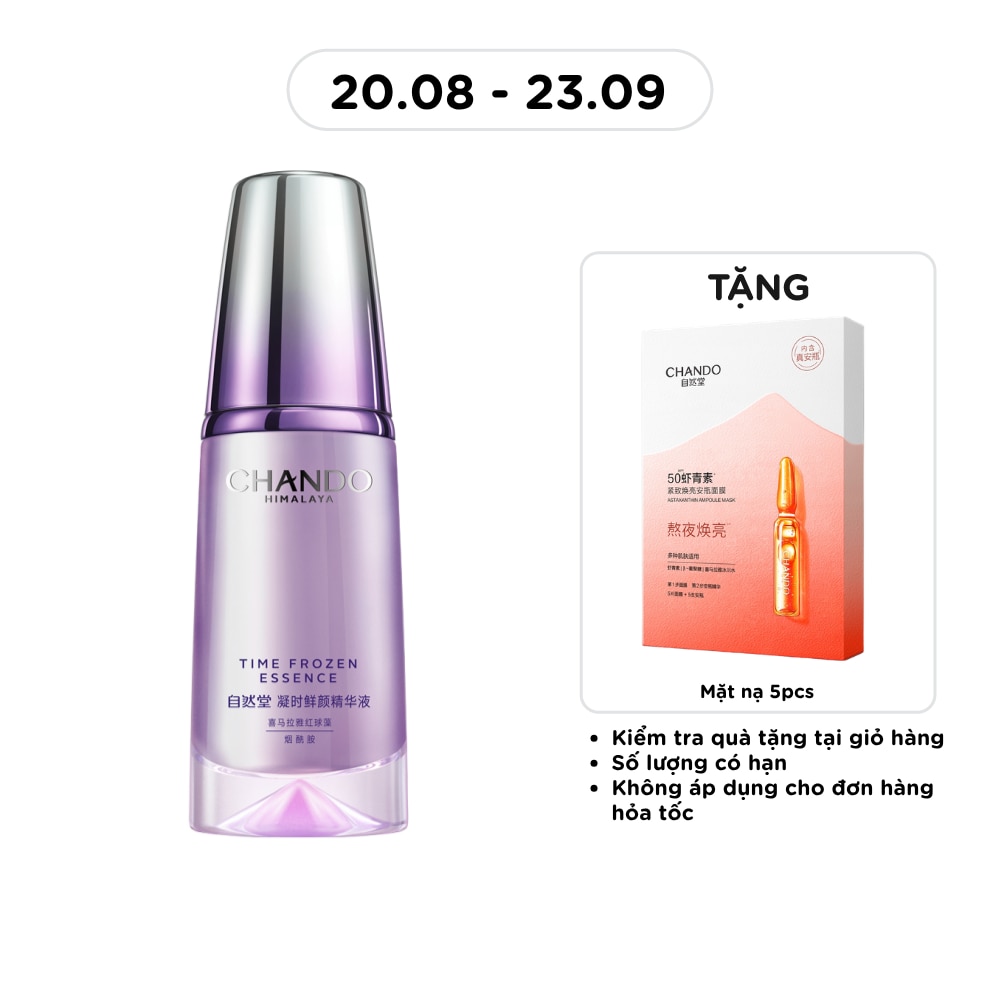 Tinh Chất Ngừa Lão Hóa Da Chando Himalaya Time Frozen Aging Resistance Activating Essence 40ml image