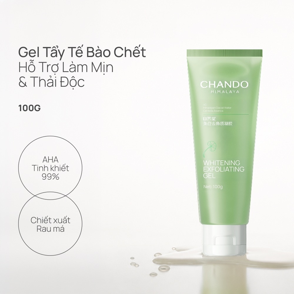 Tẩy Tế Bào Chết Chando Himalaya Whitening Exfoliating Gel 100g image