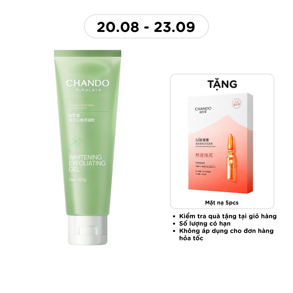 Tẩy Tế Bào Chết Chando Himalaya Whitening Exfoliating Gel 100g image
