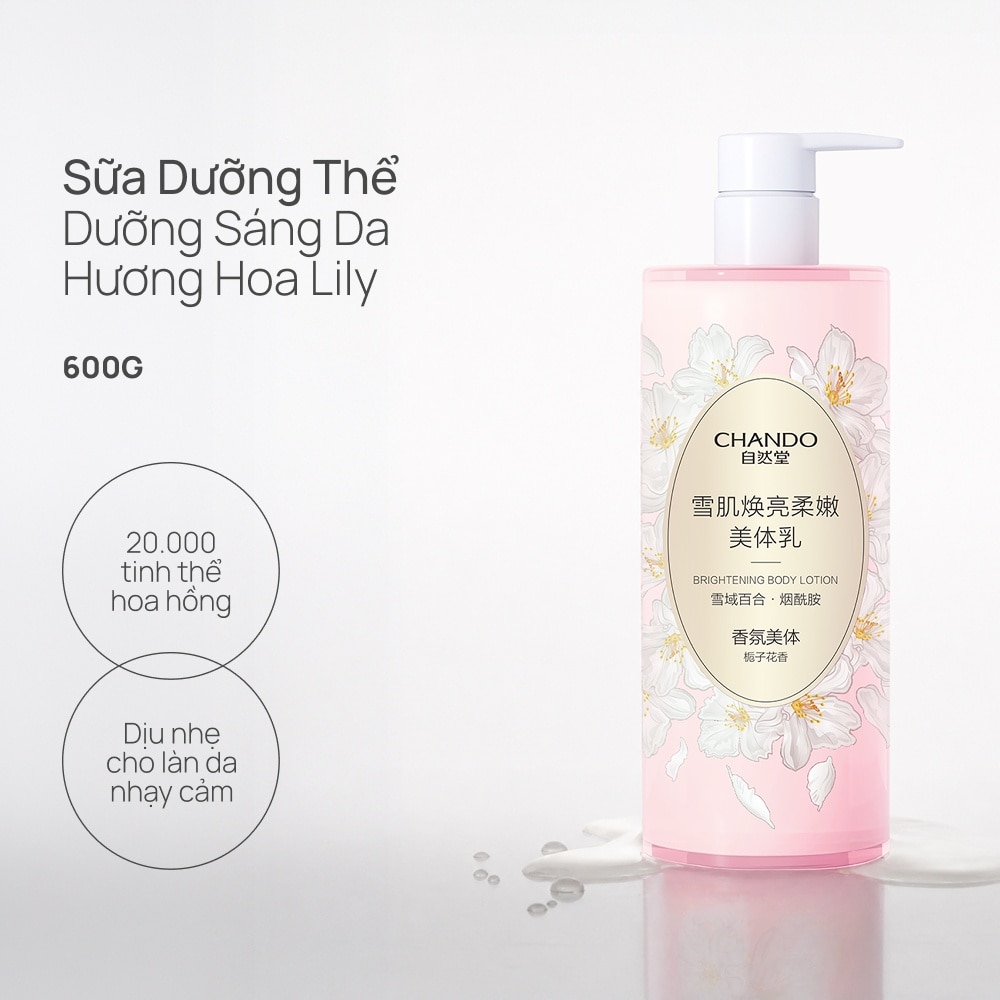 Sữa Dưỡng Thể Chando Himalaya Brightening Body Lotion 600ml image