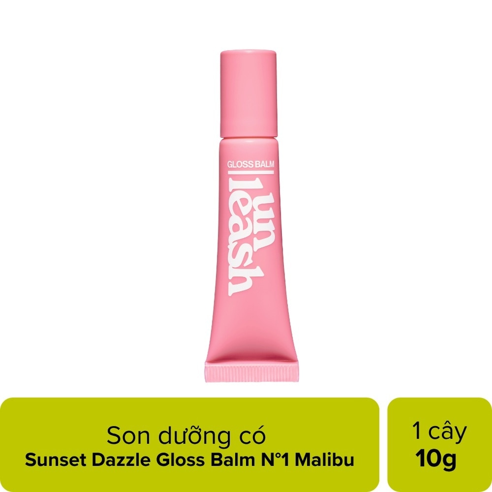 Son Dưỡng Có Màu Unleashia Sunset Dazzle Gloss Balm 10g .#No.1 Ibiza