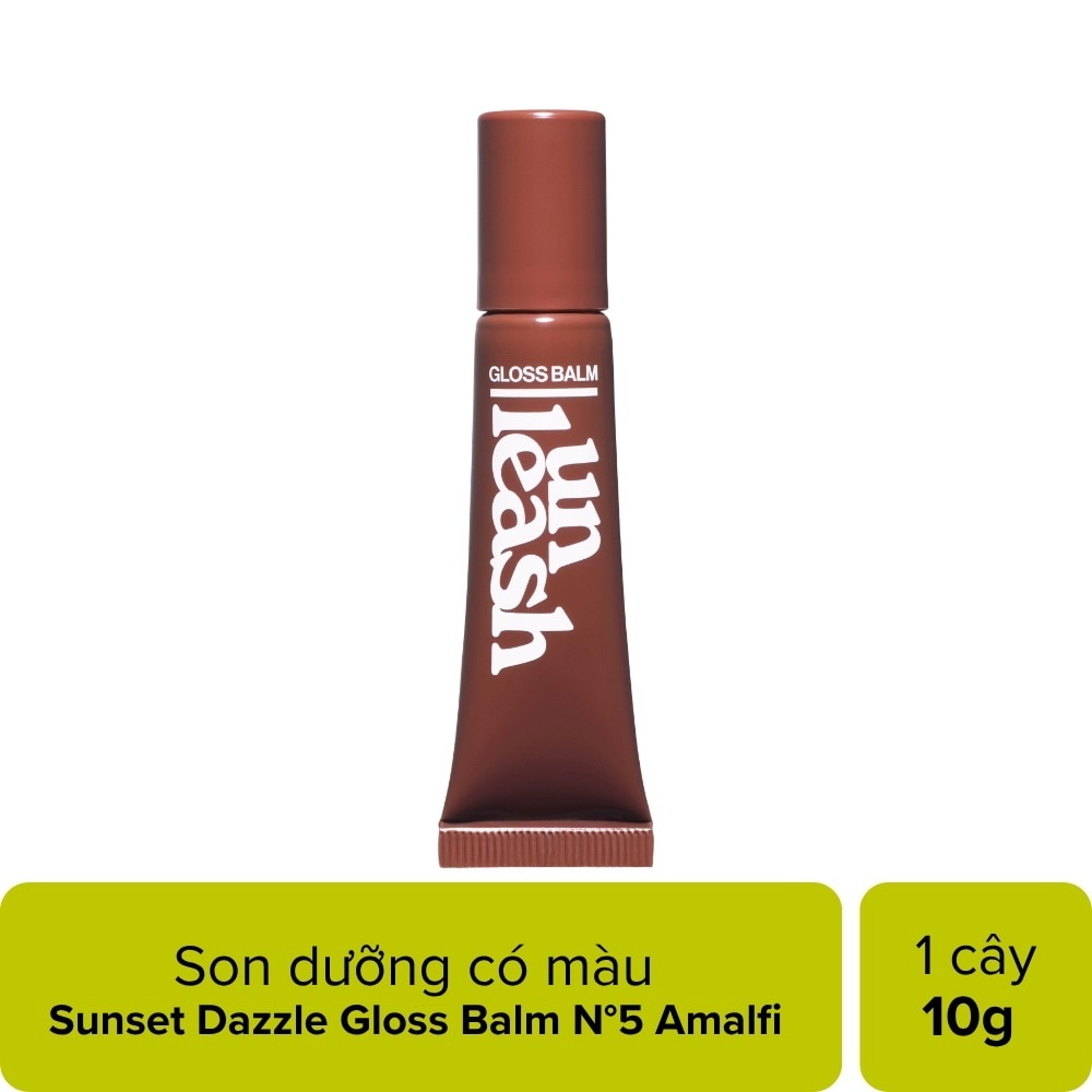 Son Dưỡng Có Màu Unleashia Sunset Dazzle Gloss Balm 10g .#No.5 Amalfi image