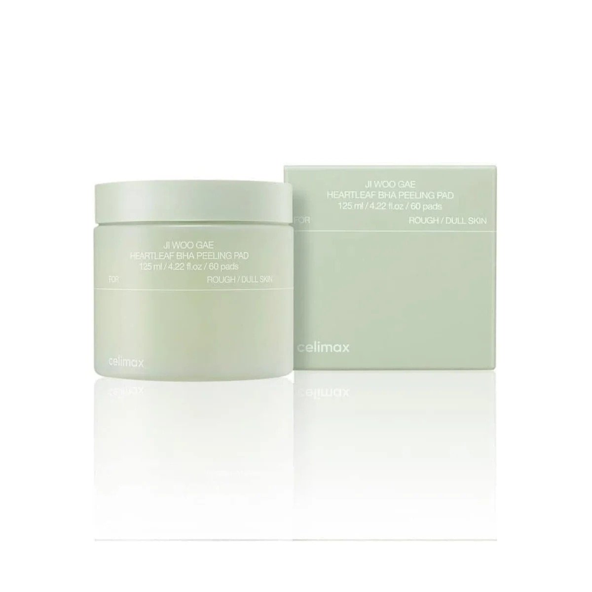 Toner Pad Tẩy Tế Bào Chết Celimax Ji Woo Gae Heartleaf BHA Peeling Pad 125ml/60 Miếng image
